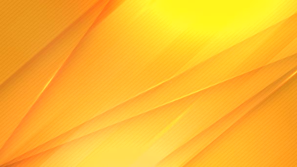 Orange Abstrakte Lichter Linien Hintergrund. Nahtlose Schleife — Stockvideo