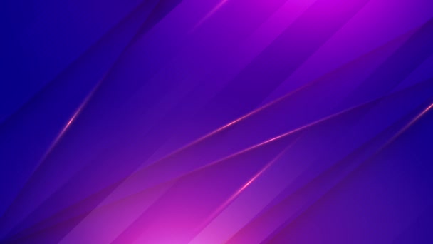 Roxo abstrato luzes linhas de fundo. loop sem costura — Vídeo de Stock