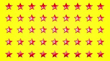 Yıldızlar dönen animasyon 3d arkaplansız döngü