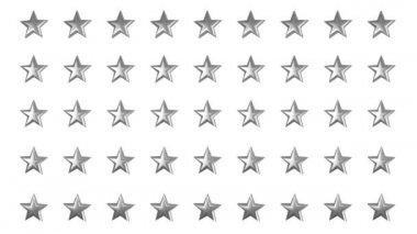 Yıldızlar dönen animasyon 3d arkaplansız döngü