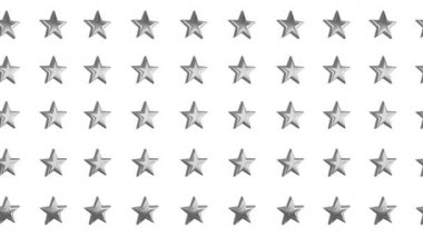 Yıldızlar dönen animasyon 3d arkaplansız döngü