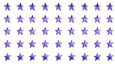 Yıldızlar dönen animasyon 3d arkaplansız döngü