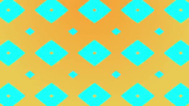 Abstrakte bunte Kaleidoskop-Hintergrund. Nahtloses Looping-Video — Stockvideo