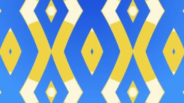 Soyut Renkli Kaleydoskop Geçmişi. Kusursuz döngülü video