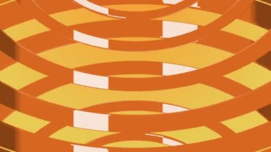 Hareket eden dairelerle soyut bir arkaplan. Kusursuz döngülü video