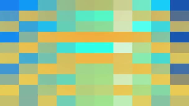 Mosaico abstracto. Caleidoscopio colorido Fondo. Video en bucle sin costuras — Vídeo de stock