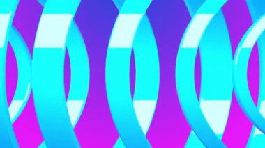 Hareket eden dairelerle soyut bir arkaplan. Kusursuz döngülü video