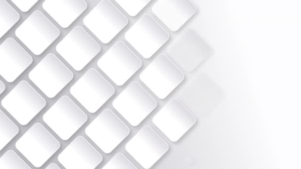 Abstract background with mesh of squares. Mosaic. Geometric template. seamless loop — Stock Video