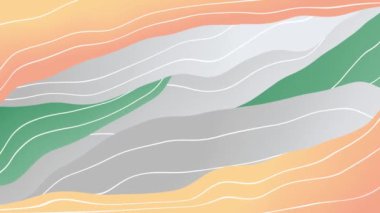 Soyut arkaplanın renkli çizgileri taşınıyor