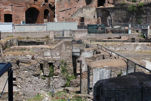 Famosos Fóruns Romanos Roma Centro Cidade Itália — Fotografia de Stock