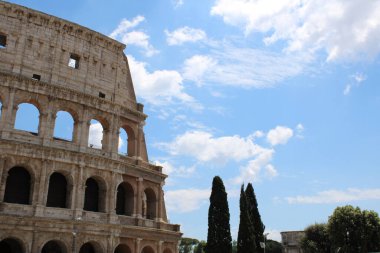 Beautiful view of colosseum in rome italy