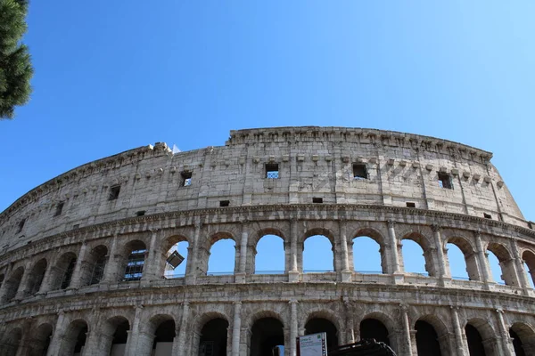 Bela Vista Coliseu Roma Itália — Fotografia de Stock