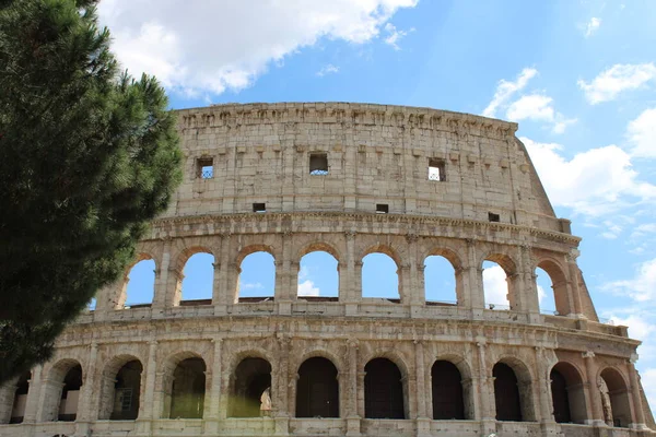 Beautiful View Colosseum Rome Italy — стокове фото