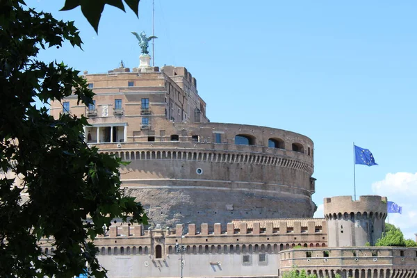 Castelo Santo Angelo Roma Itália — Fotografia de Stock