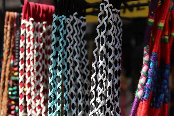 Cordas Algodão Coloridas Para Decoração — Fotografia de Stock