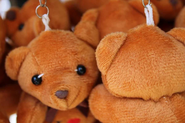 Medvídci Děti Hračky Různých Barvách — Stock fotografie