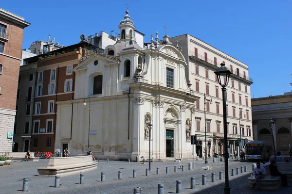 Edifícios Roma Centro Cidade Itália — Fotografia de Stock