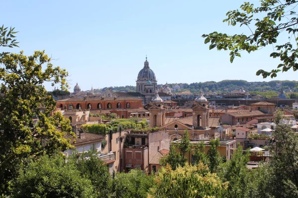 Rooftop View Rome City Center Italy Rome Historical City Tourist — Stock Photo, Image
