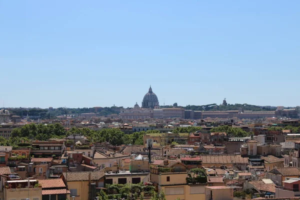 Vue Sur Toit Centre Ville Rome Italie Rome Est Une — Photo