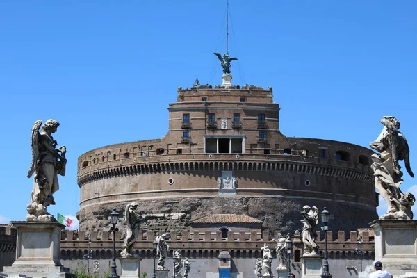 Hrad Svatý Angelo Řím Itálie — Stock fotografie