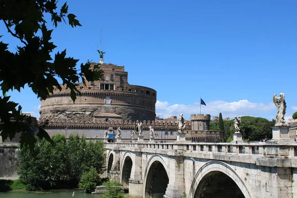 Castelo Santo Angelo Roma Itália — Fotografia de Stock