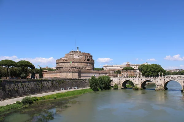 Castelo Santo Angelo Roma Itália — Fotografia de Stock