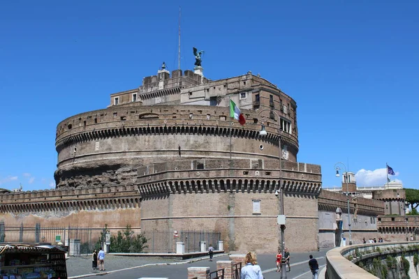 Castillo San Angelo Roma Italia — Foto de Stock