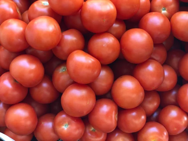 Red Tomatoes Pile Tomatoes Important Part Kitchen Vegetable — Stock Photo, Image
