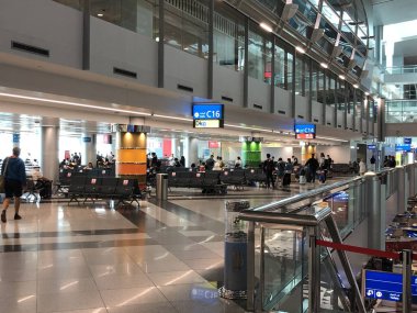 Dubai Uluslararası Havaalanı Kapıları ve Salonları Fotoğraf Tarihi 23-08-2020 Dubai, BAE