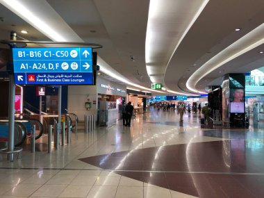 Dubai Uluslararası Havaalanı Kapıları ve Salonları Fotoğraf Tarihi 23-08-2020 Dubai, BAE