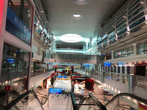 Dubai International Airport Gates Lounges Photo Date 2020 Dubai Uae — 图库照片