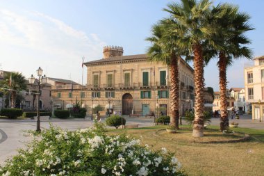 Vasto şehir merkezi İtalya 'nın Abruzzo bölgesinde güzel bir şehir.