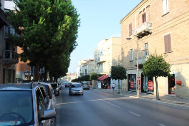 Vasto şehir merkezi İtalya 'nın Abruzzo bölgesinde güzel bir şehir.