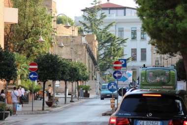 Vasto şehir merkezi İtalya 'nın Abruzzo bölgesinde güzel bir şehir.