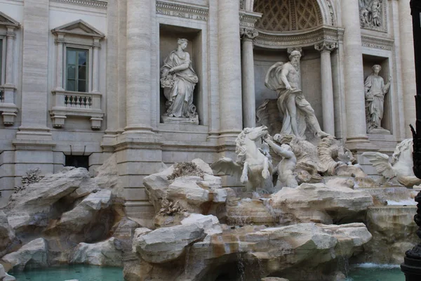 Trevi Fountain Famous Landmark Rome Italy — Stock Photo, Image