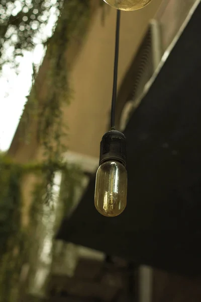 Long Led Outdoor Hanging Lamp — Stock Photo, Image