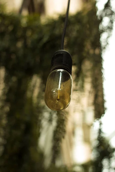 Led Lamp Hanging Street — Stock Photo, Image