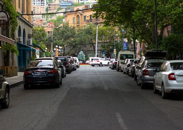 Turismos Calle Erevan — Foto de Stock