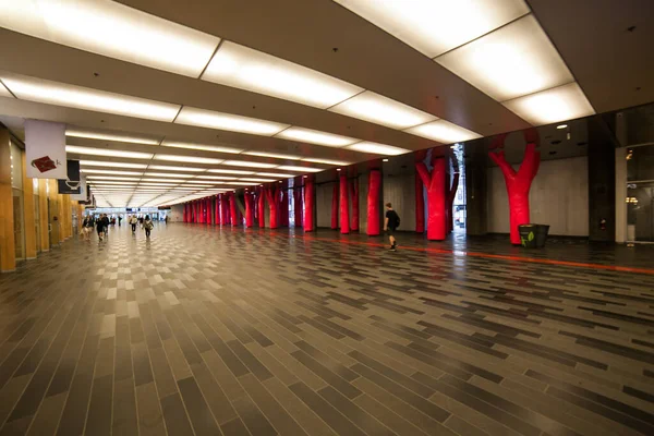 Interior Centro Comercial Montreal Underground Quebec Canadá — Fotografia de Stock