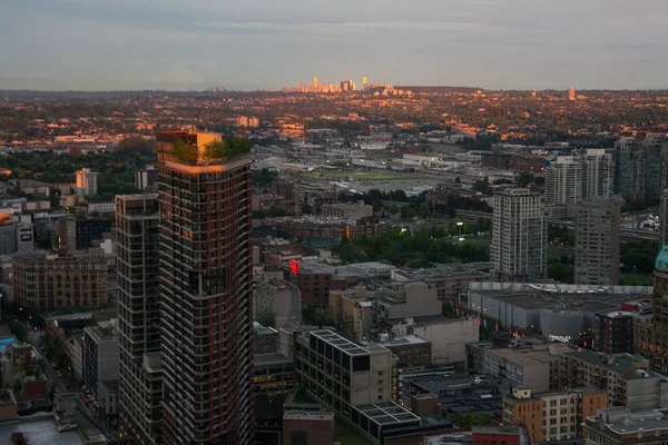 Panoramablick Vom Vancouver Lookout Building Vancouver British Columbia Kanada — Stockfoto