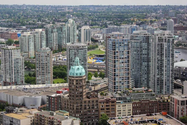 Panoramablick Vom Vancouver Lookout Building Vancouver British Columbia Kanada — Stockfoto