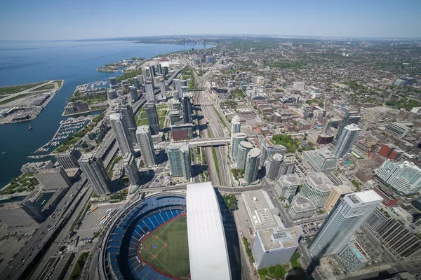 Toronto Malerische Stadtlandschaft Vom Tower Ontario Kanada — Stockfoto