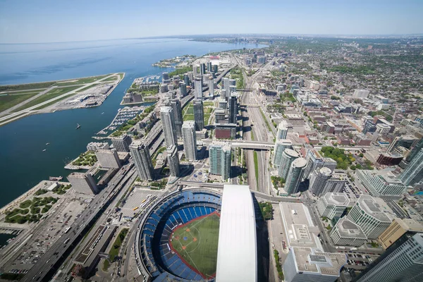 Toronto Malerische Stadtlandschaft Vom Tower Ontario Kanada — Stockfoto