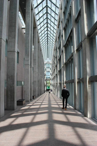 Corredor Entrada Longo Galeria Nacional Canadá Ottawa Ontário Canadá — Fotografia de Stock