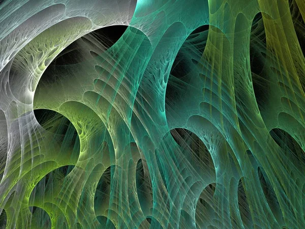 Forest Cascade Textur Färg Abstrakt Illustration — Stockfoto