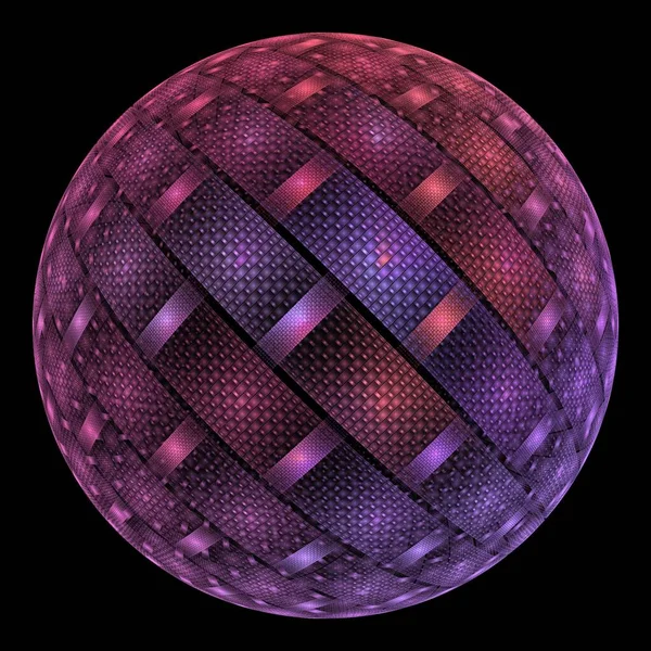 黒い背景のボールのベクトル図 — ストック写真