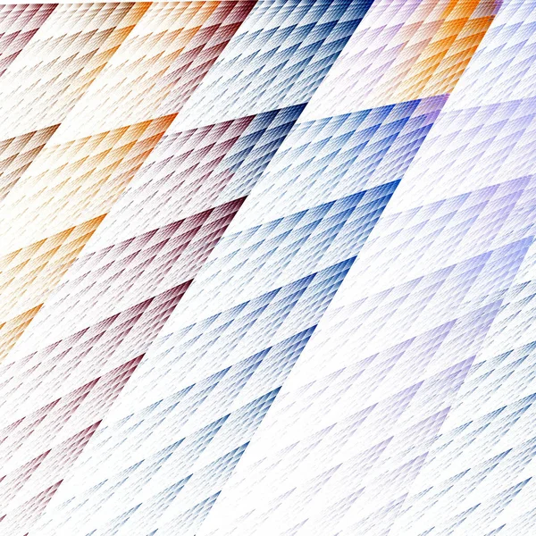 Сложный Геометрический Красочный Волнистый Дизайн Белом Фоне — стоковое фото