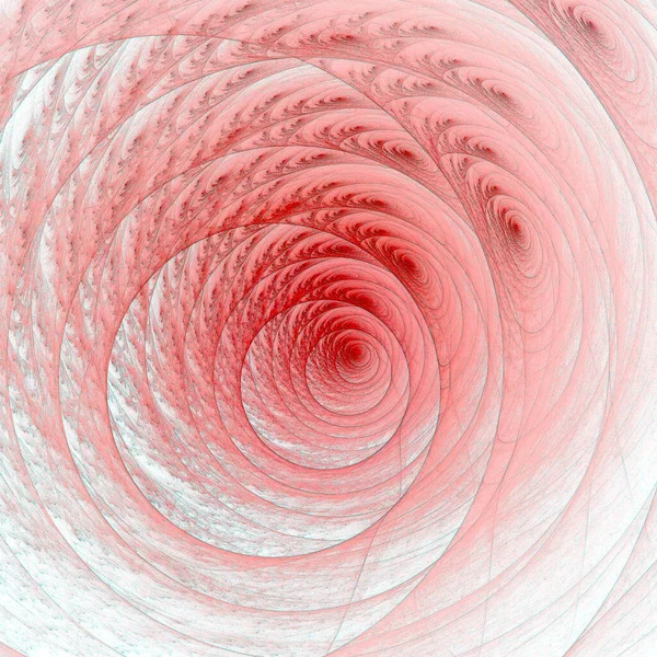 Fondo Fractal Abstracto Con Patrón Color Rojo — Foto de Stock