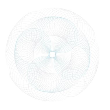 Sayısal fraktal görüntüleme arkaplanındaki geometrik çemberler
