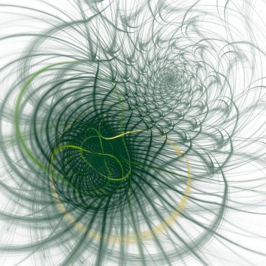 tasarım ve sanat için renkli fraktal yarıçap ögesi